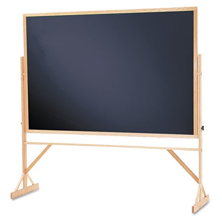 Quartet Chalkboard, 4"X6", Black Surface, Oak WTR406810